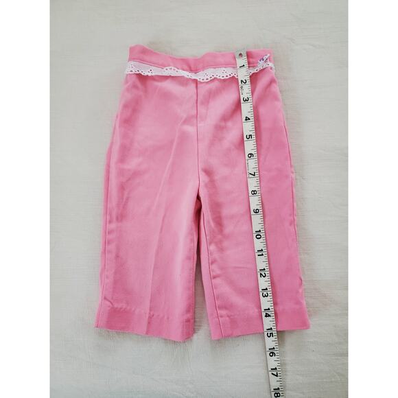 Vintage Pink Lace Pants 9 months - Picture 4 of 6
